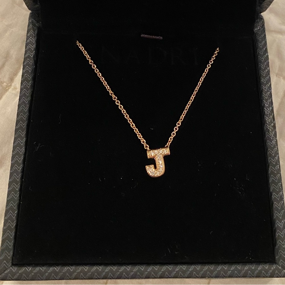 Nadri: initial necklace